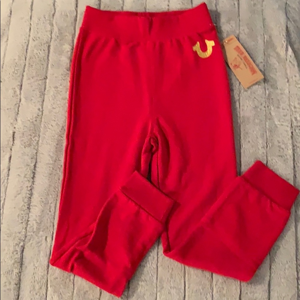 NWT- True Religion joggers- kids!